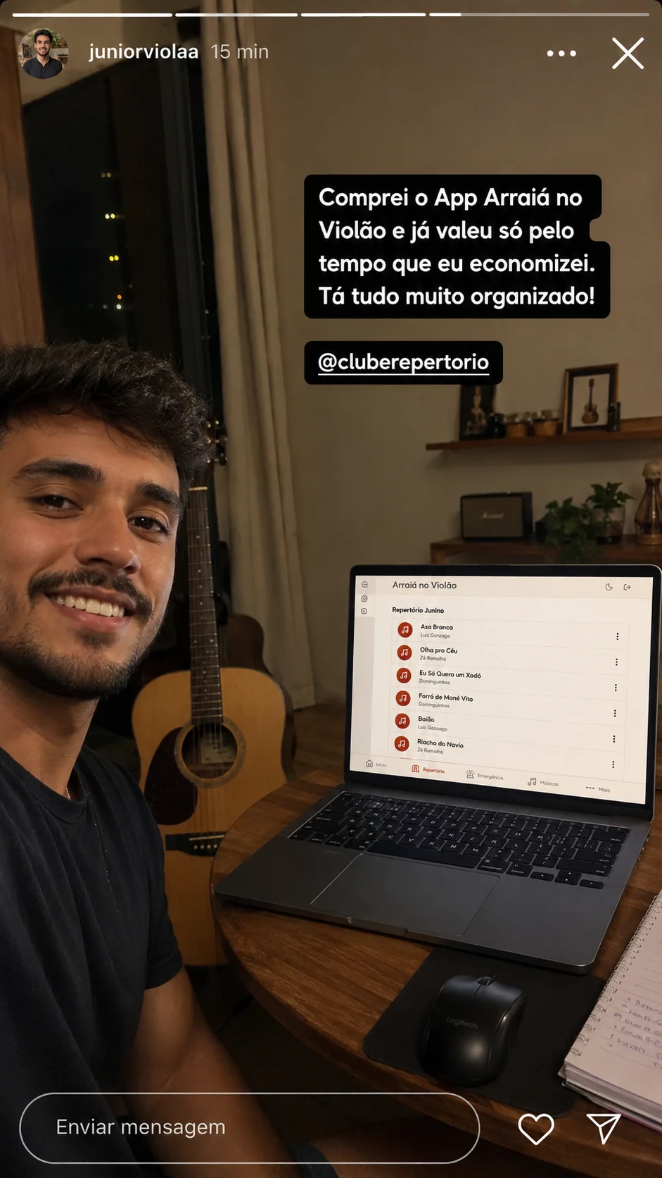 Depoimento de cliente
