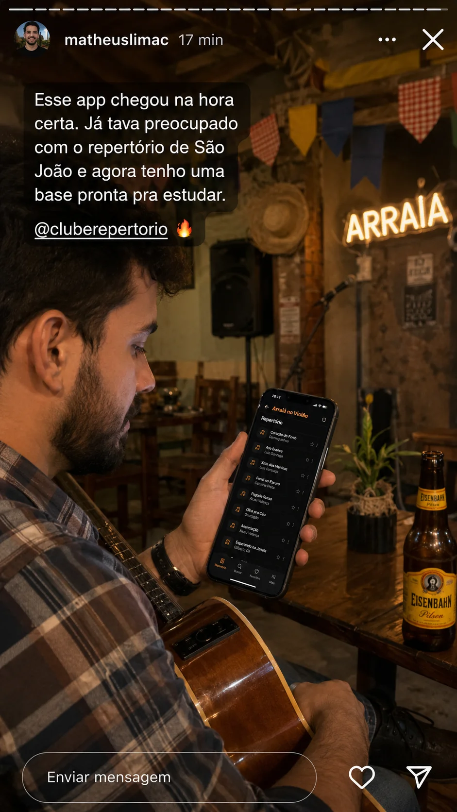 Depoimento de cliente